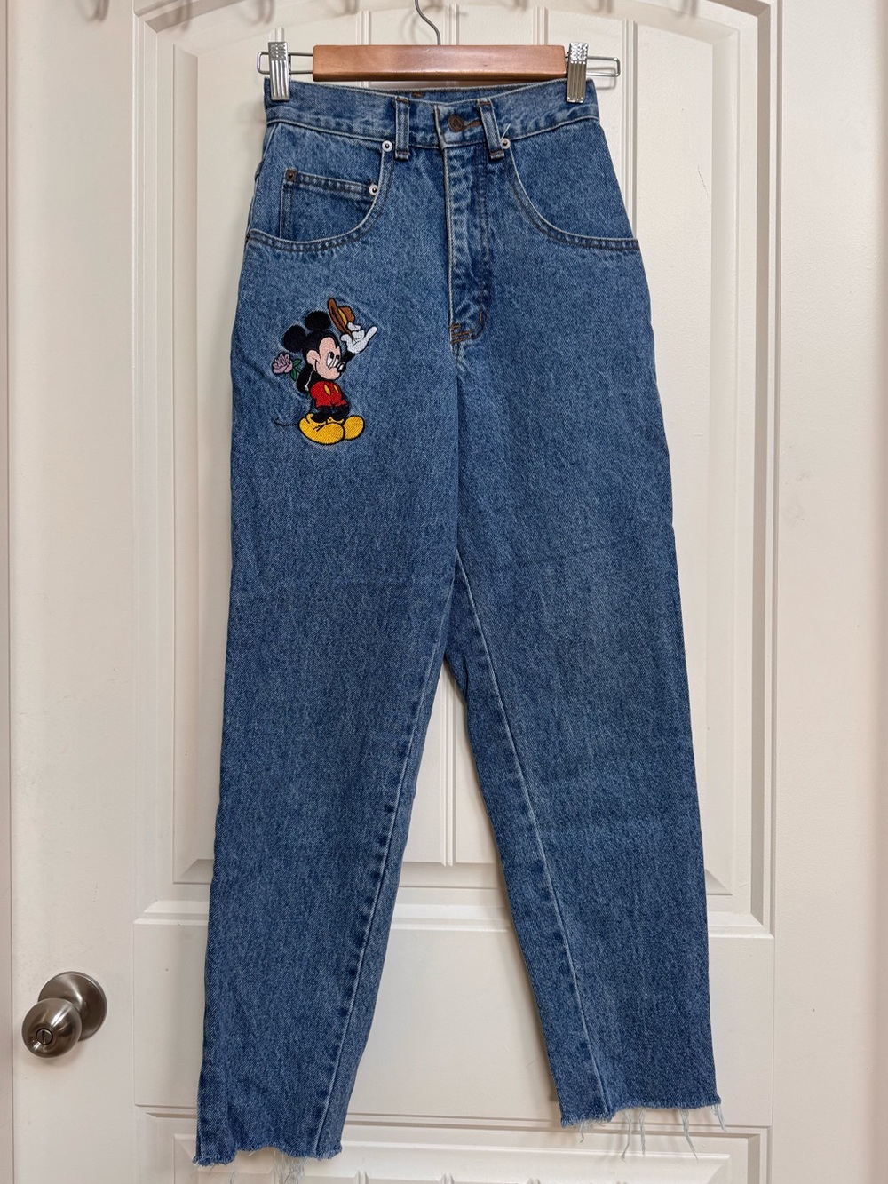 Vintage Disney Mickey and Co by Goodmark Apparel High Waisted Taper Jeans. 3